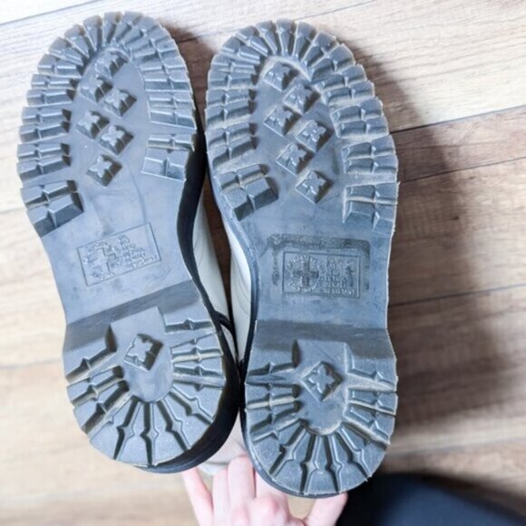 Dr. Martens White and Black Rain & Snow Boots - Picture 7 of 10